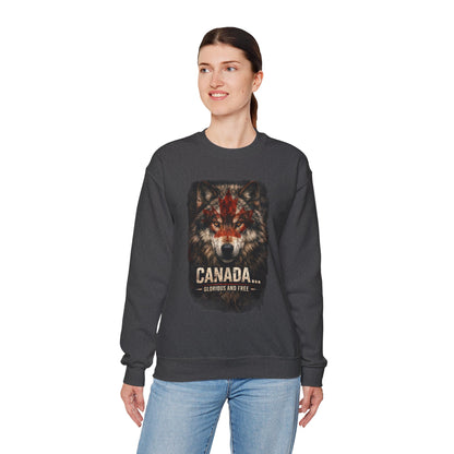 Canada War Paint: Glorious and Free - Women's Sweatshirt
