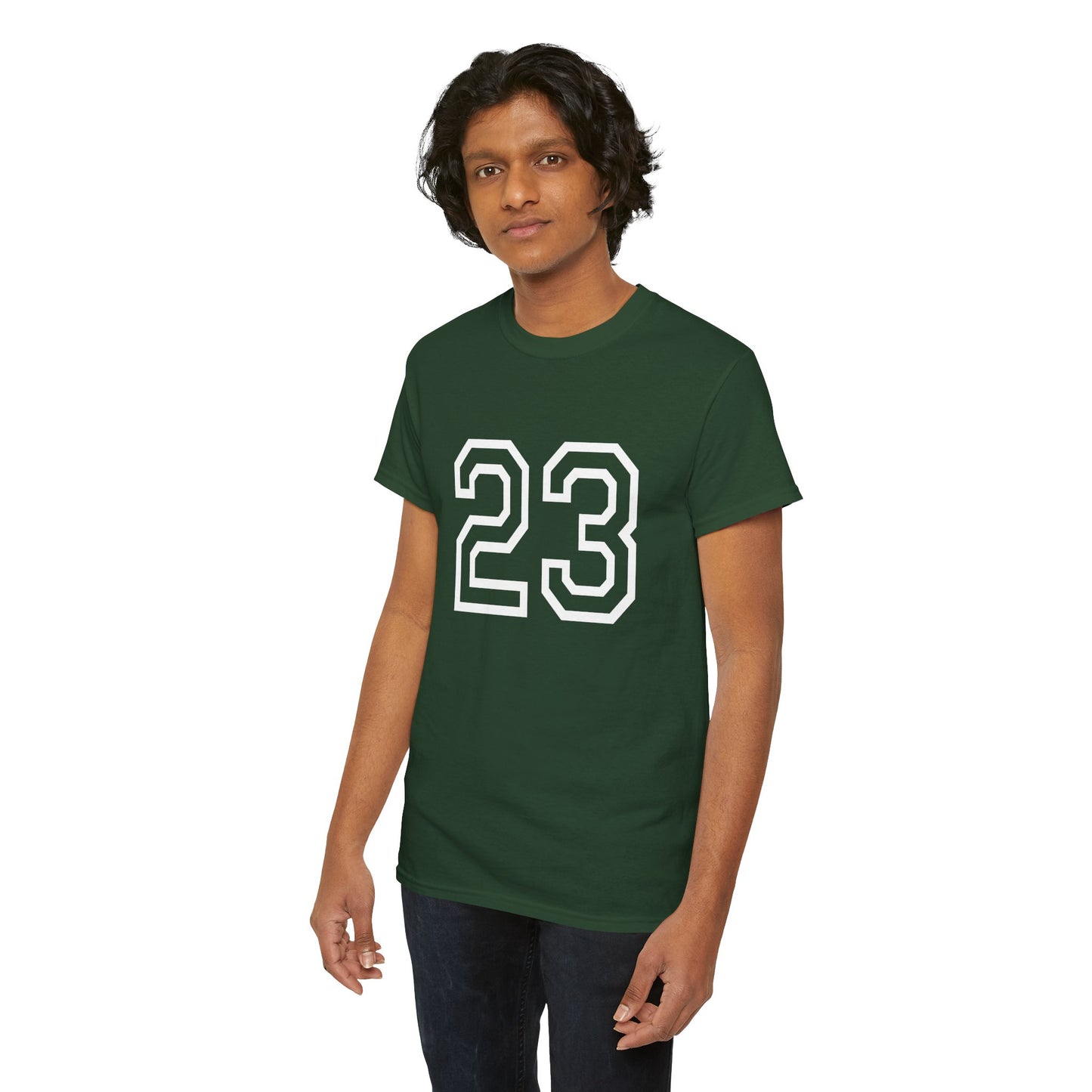 Psalm 23 Men’s T-Shirt – Inspired Sports-Style Shirt (White Numbering)
