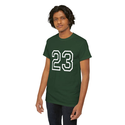 Psalm 23 Men’s T-Shirt – Inspired Sports-Style Shirt (White Numbering)