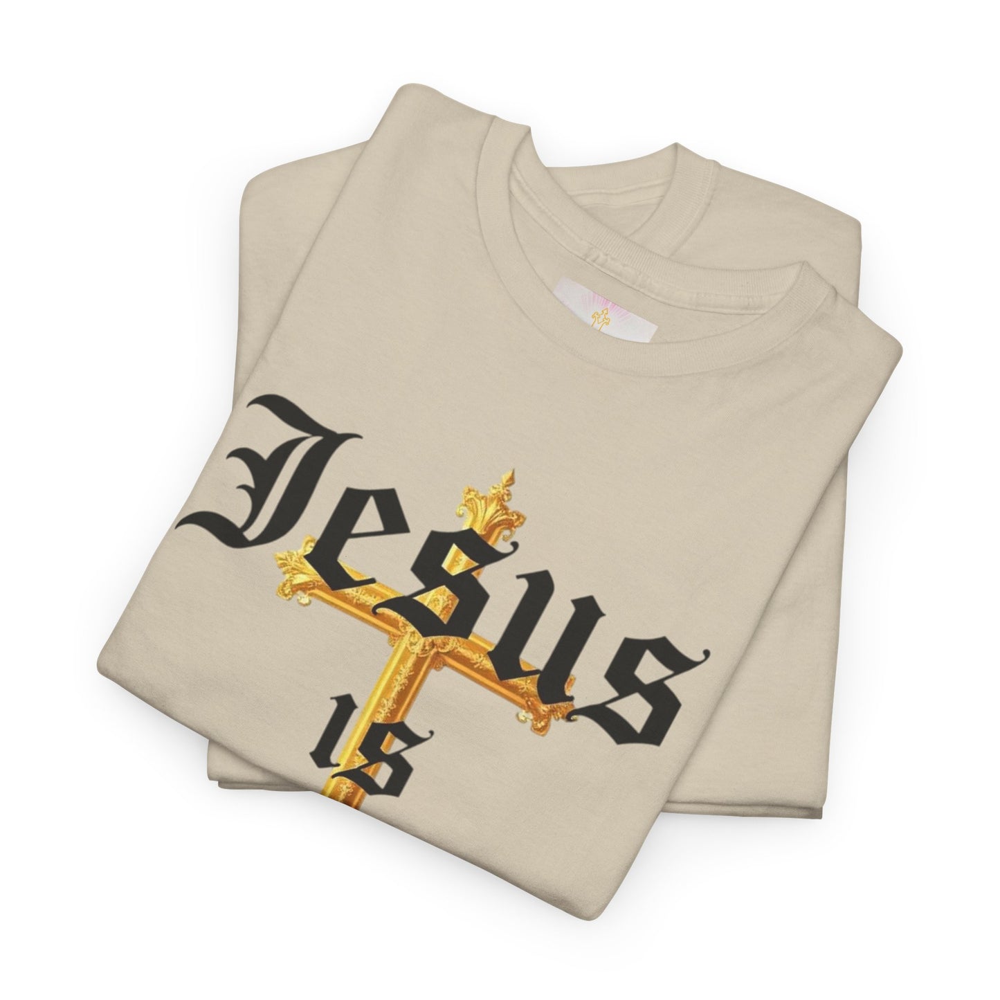Jesus is Lord with Cross - Women's Christian T-Shirt