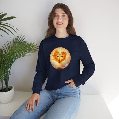 Women’s Sacred Heart Christian Sweatshirt
