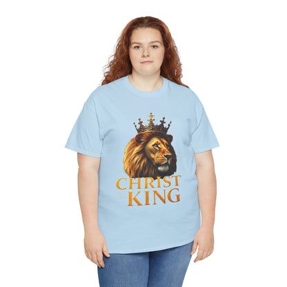 Christ Is King – Lion & Cross Women’s Christian Tee