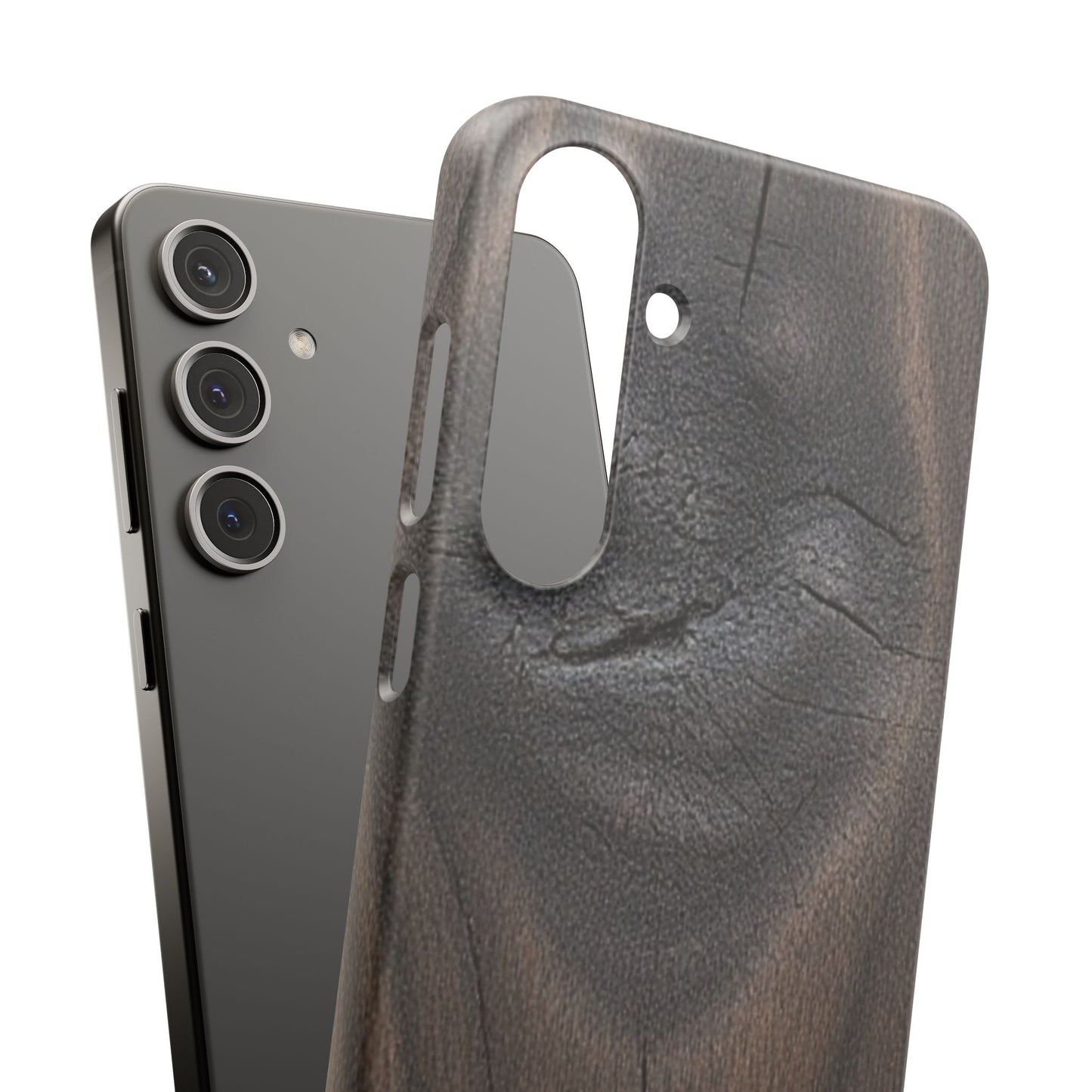 Dark Wood Grain Samsung Snap Case