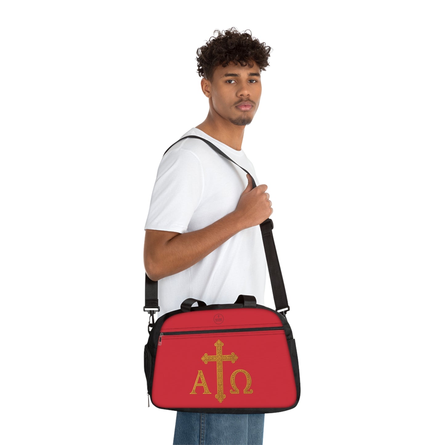 Eternal Victory Fitness Bag in Red – Alpha & Omega