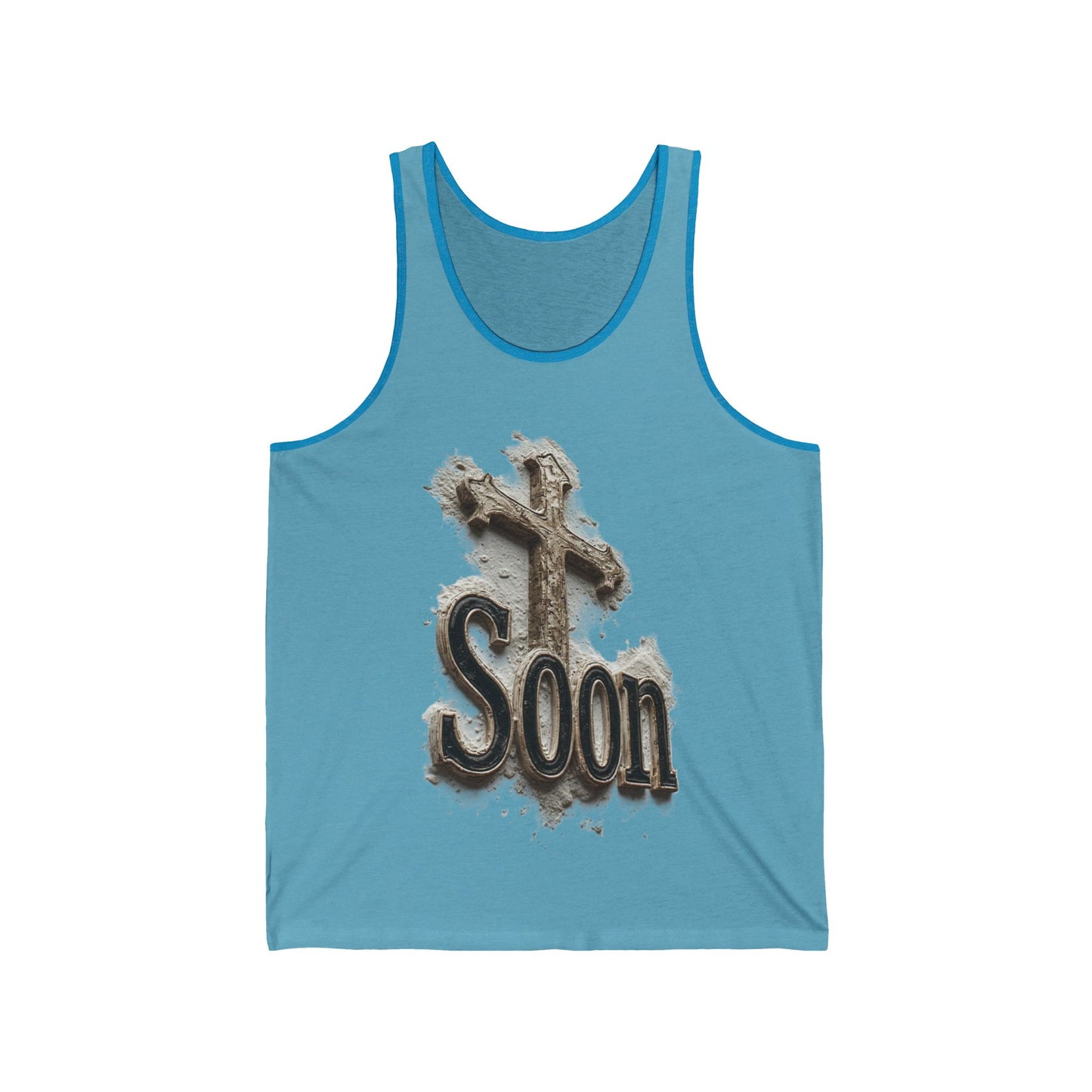 Soon: The Coming King Cross Tank – Men’s Faith Apparel