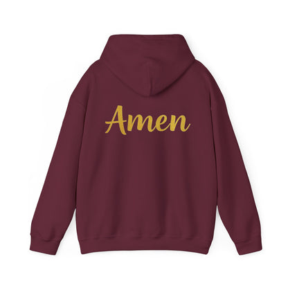 Amen Men’s Hoodie – Inspirational Christian Faith Apparel