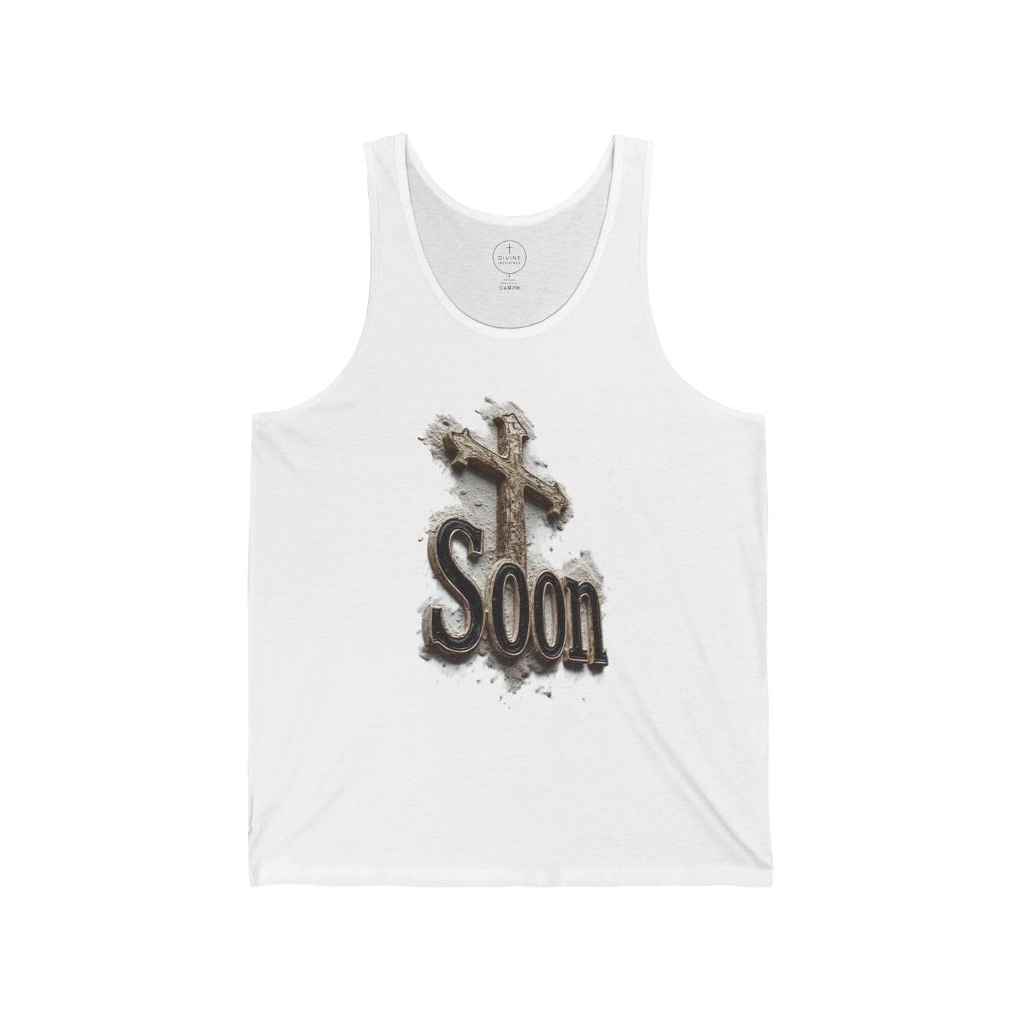 Soon: The Coming King Cross Tank – Men’s Faith Apparel
