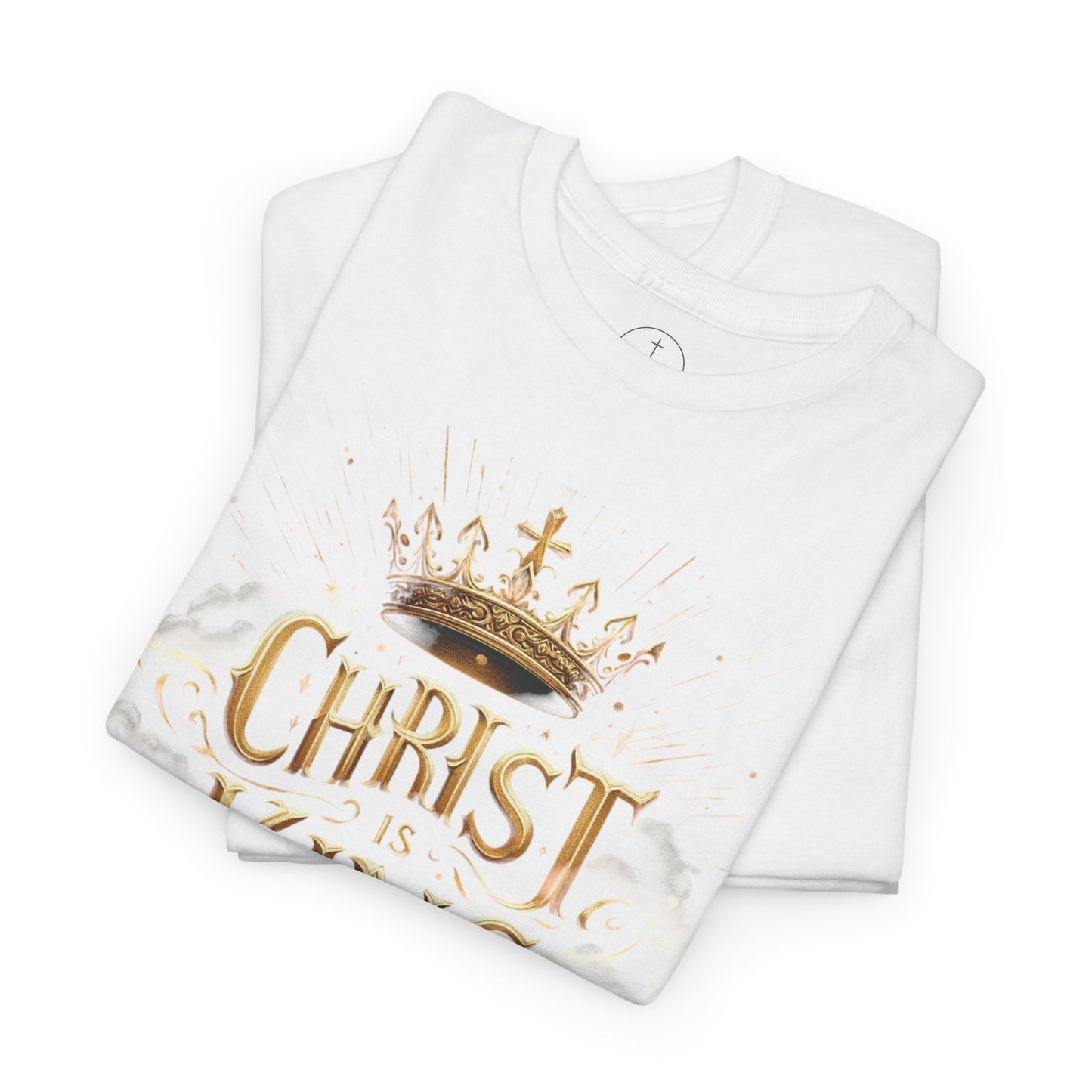 Christ is King Crowned - Men's Christian T-Shirt