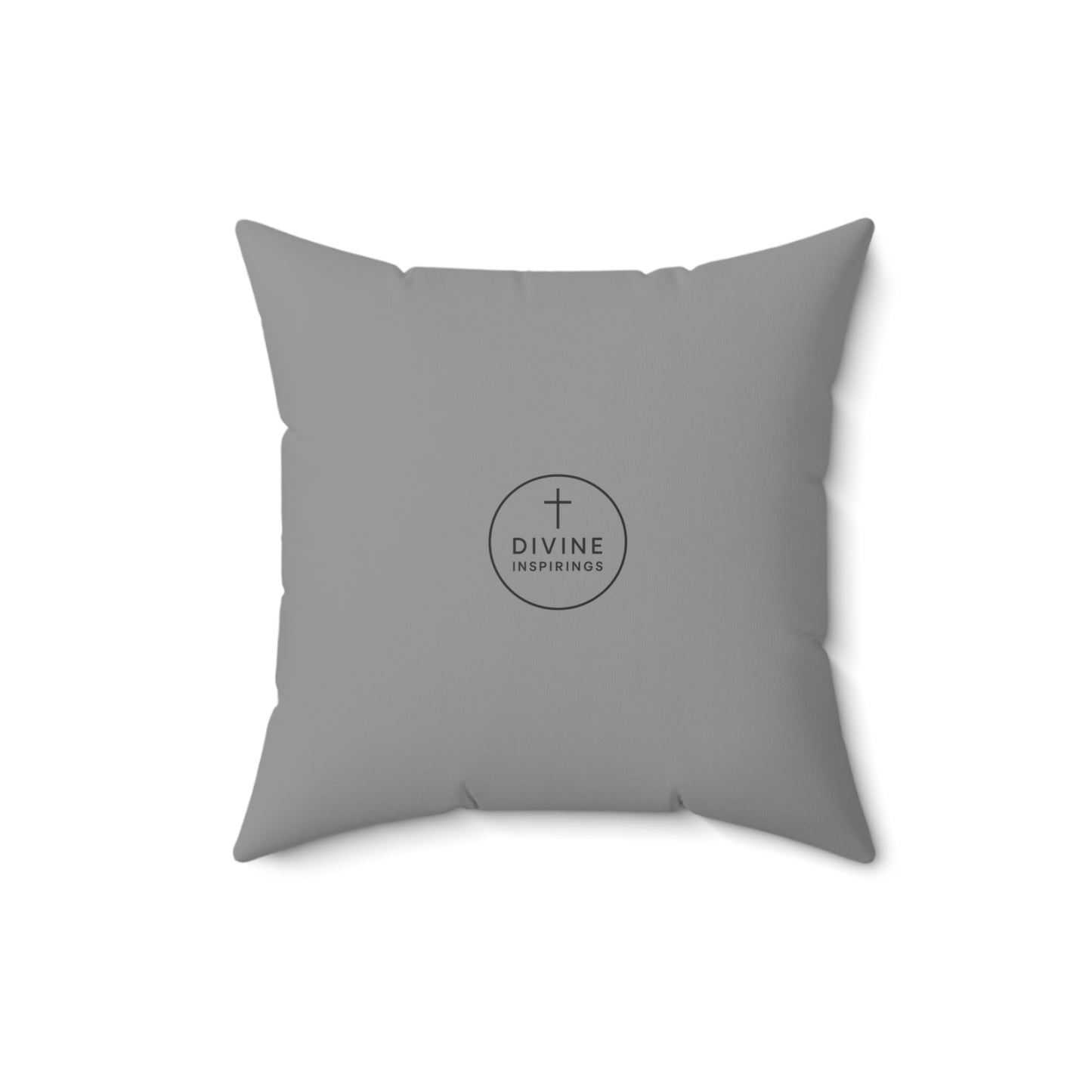 King of Kings in Grey – ‘Jesus is Lord’ Throw Pillow