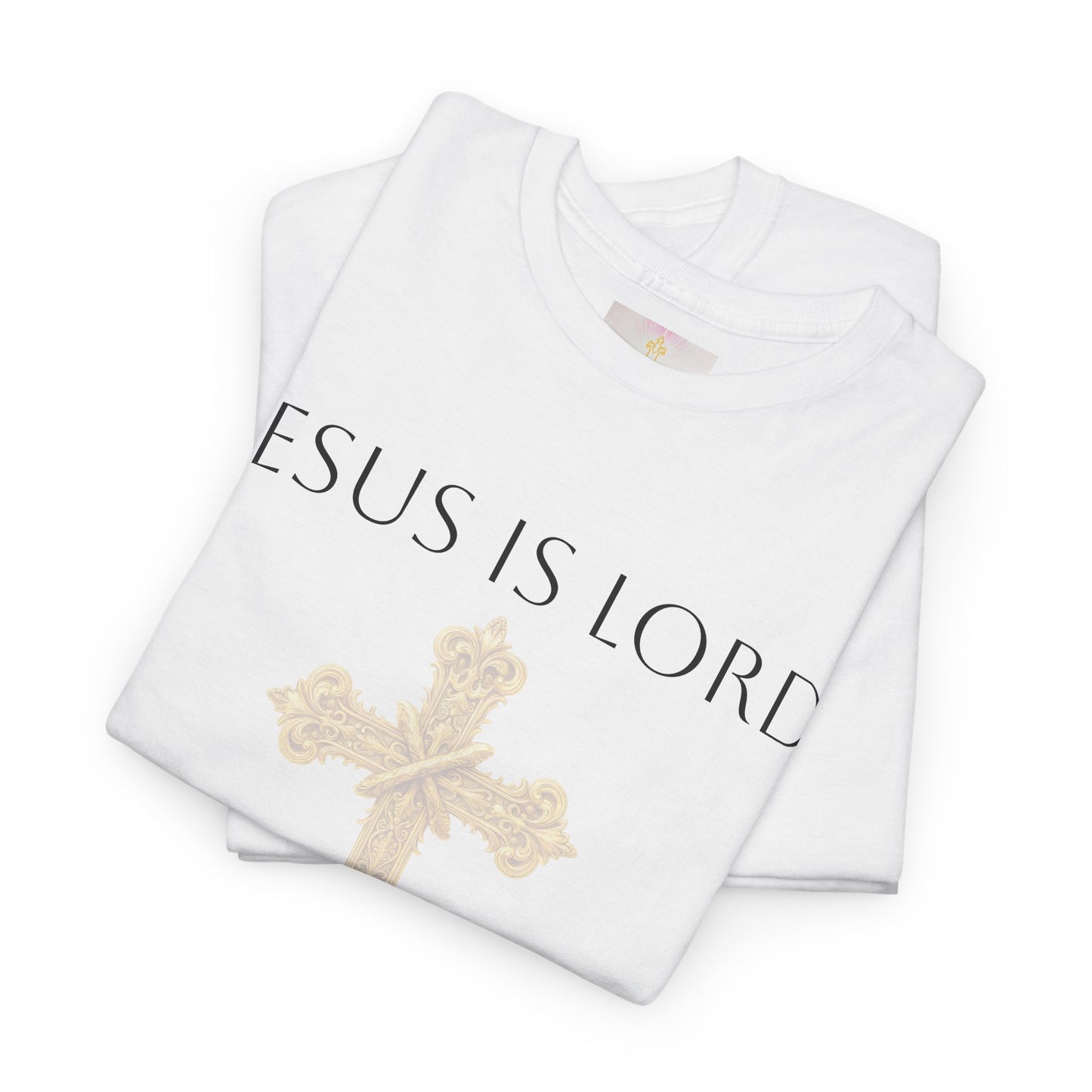 Jesus is Lord - Christian Women's Tee (Black Lettering)