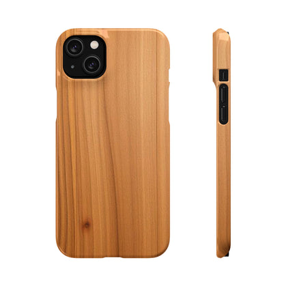 Natural Wood Grain iPhone Snap Case