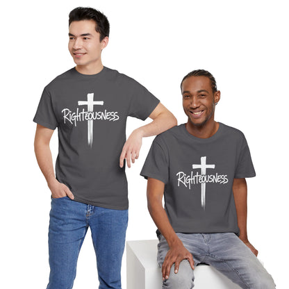 Righteousness - Christian Men's T-Shirt (Dark Colors)
