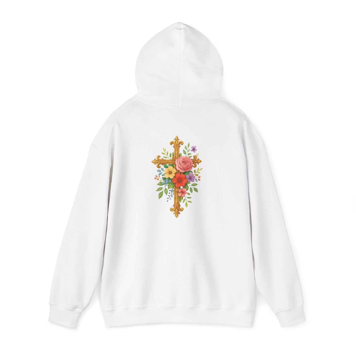 Floral Cross Women’s Christian Hoodie
