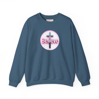 Believe | Women’s Christian Sweatshirt with John 11:40