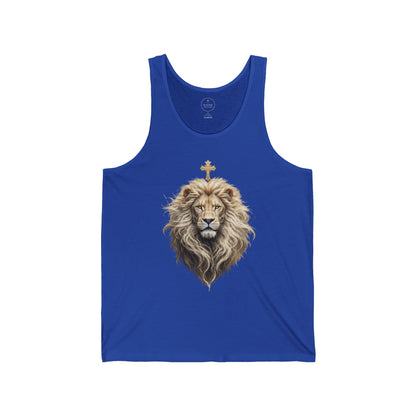 Christ is King (Lion of Judah) - Men's Christian Tank Top