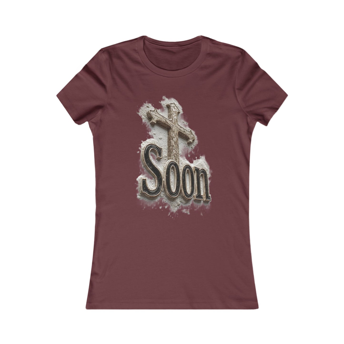 Christian Women’s Favorite Tee – Soon Cross Shirt