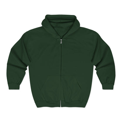 Anchored Journey – Women’s Classic Plain Zip-Up Hoodie (Light Logo)