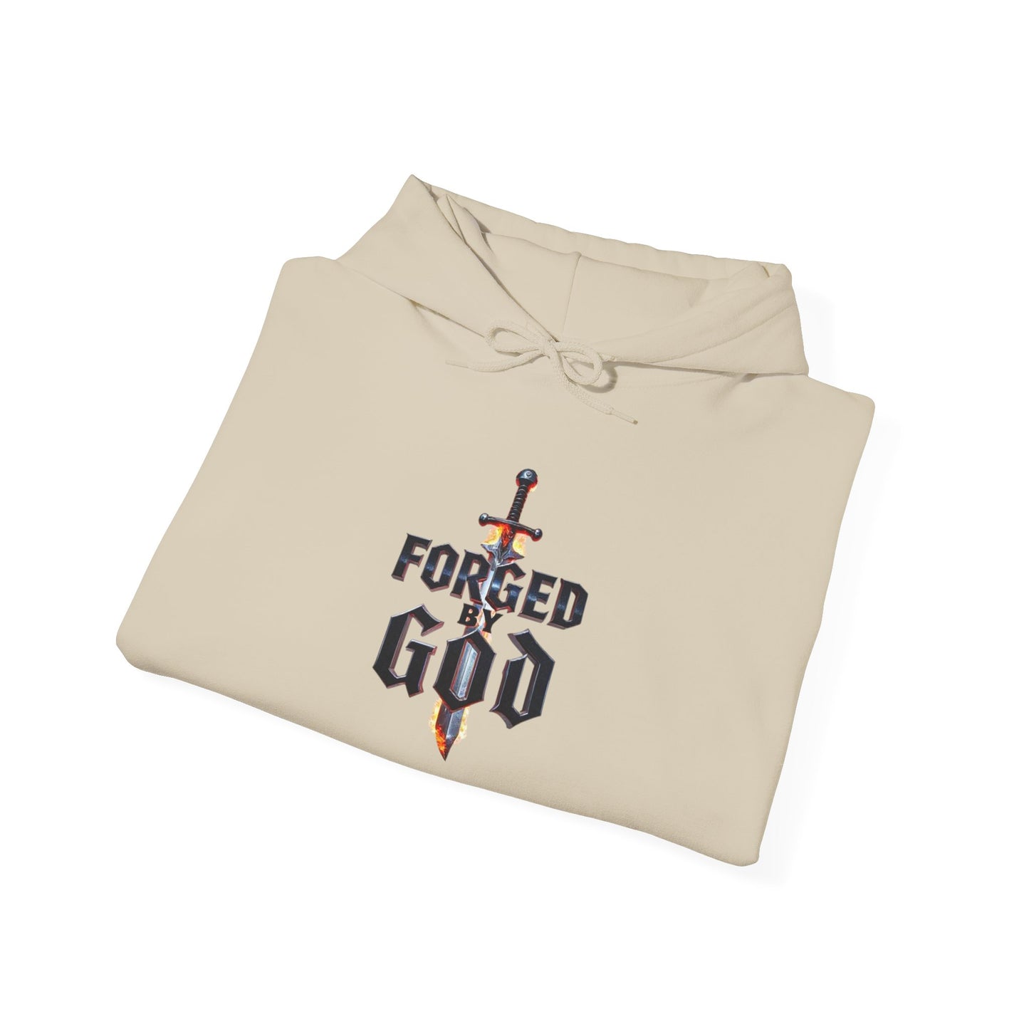 Forged by God Men’s Christian Hoodie