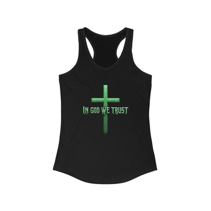 In God We Trust | Women’s Racerback Tank – Faith in Motion