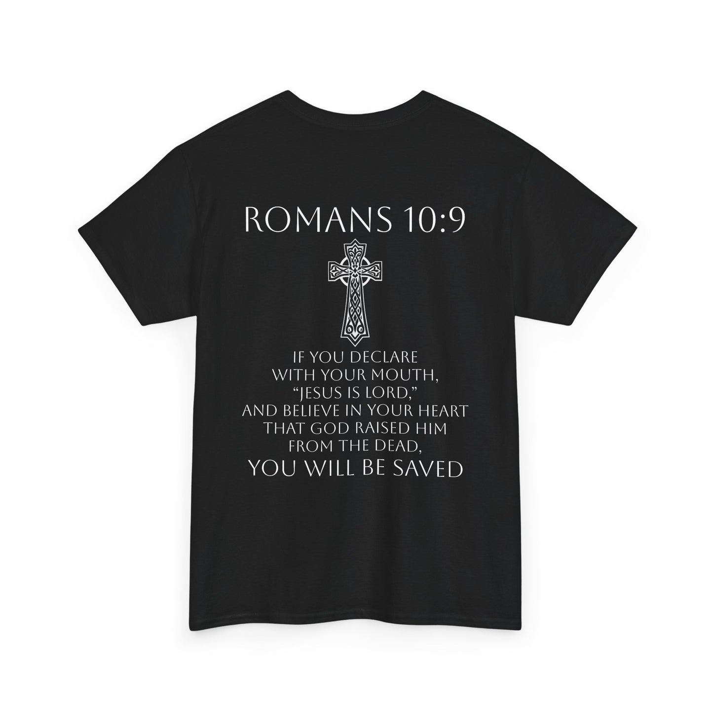 Jesus Is Lord – Men’s Christian Tee (White Lettering)