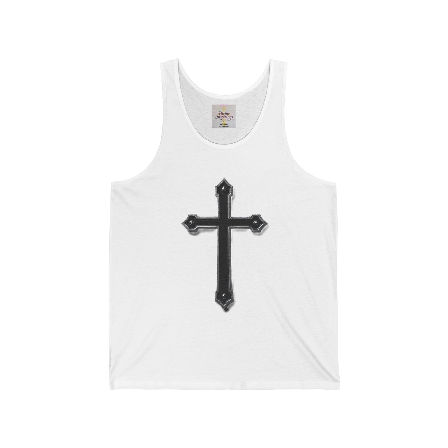 Warrior’s Black Cross Women’s Christian Tank Top