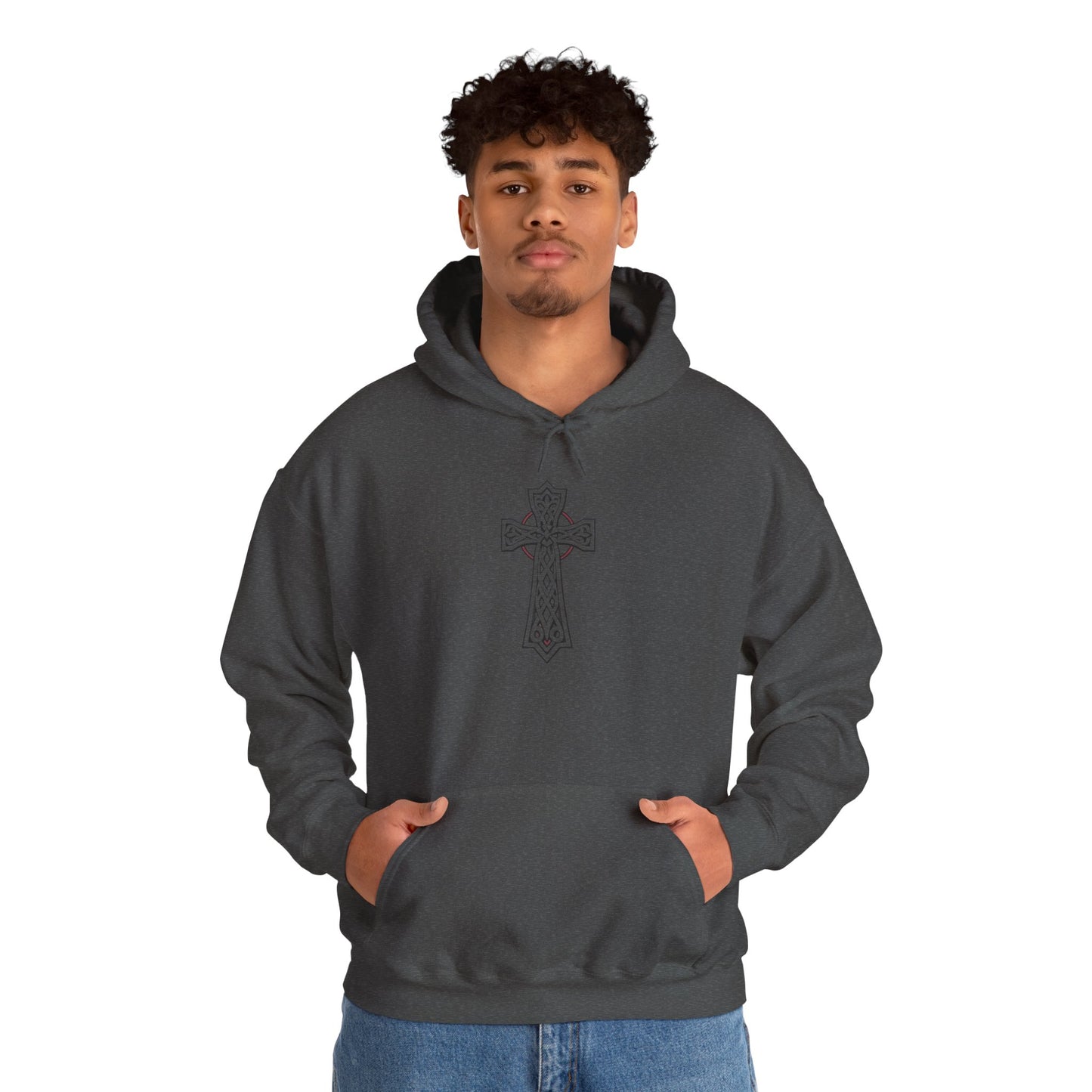 Celtic Courage | Men’s Celtic Cross Hoodie