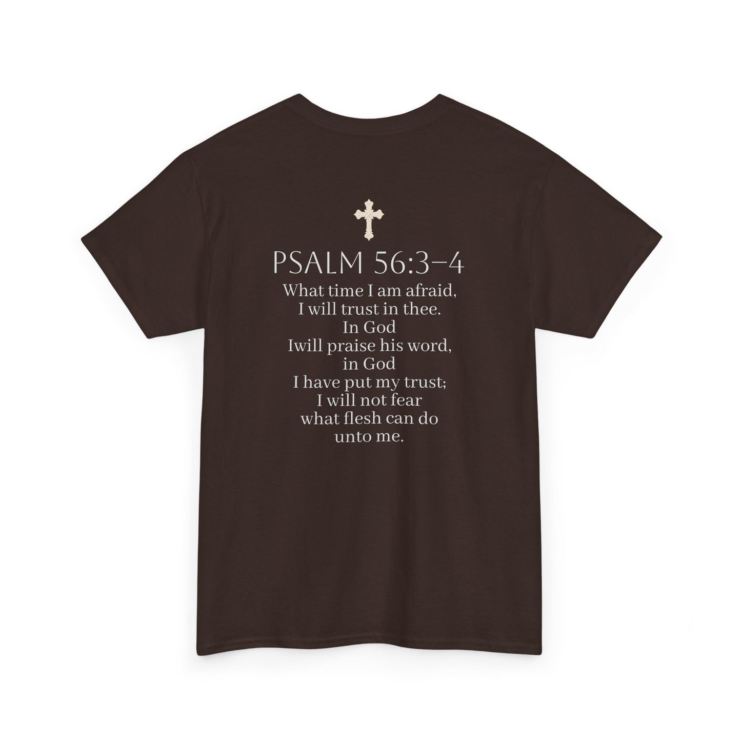 In God We Trust | Men’s Christian T-Shirt with Scripture Back Print
