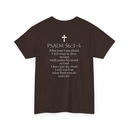 In God We Trust | Men’s Christian T-Shirt with Scripture Back Print