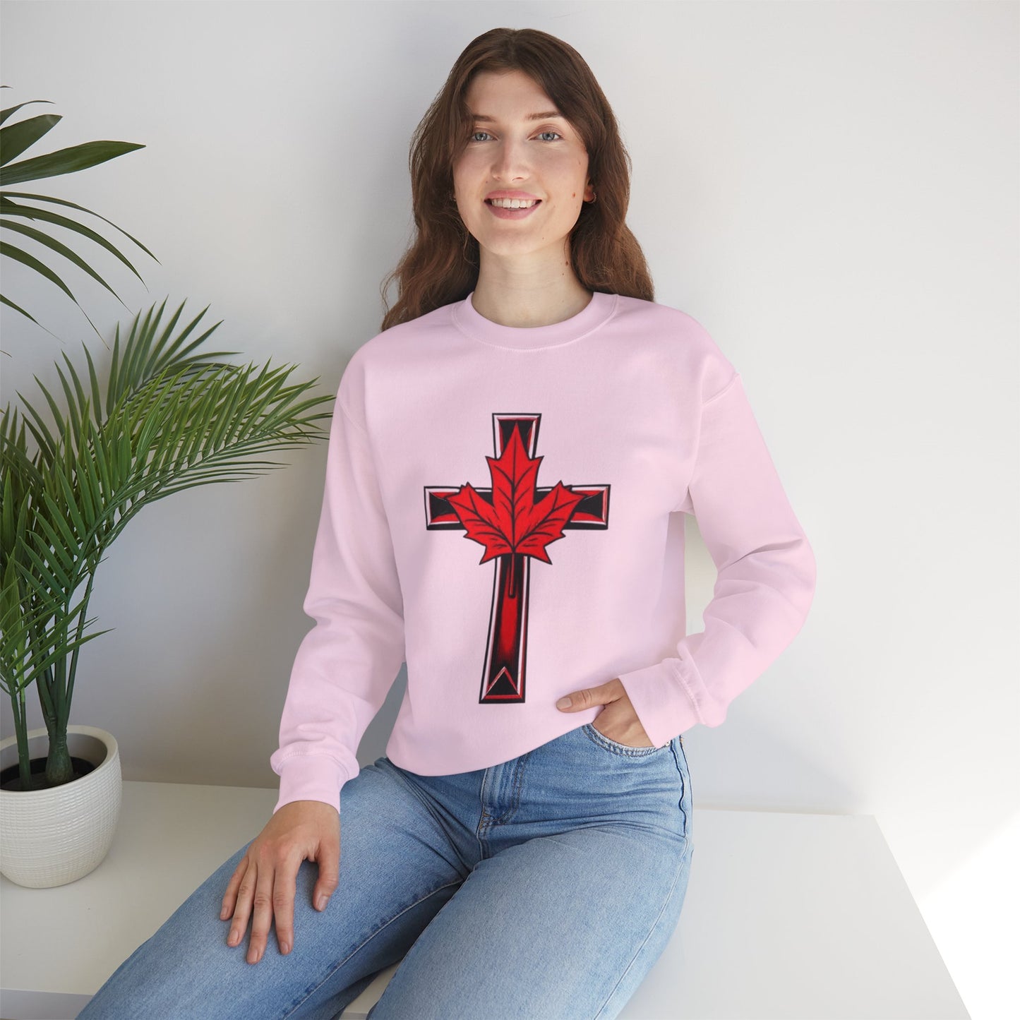 Faith & Flag – Women’s Patriotic Sweatshirt