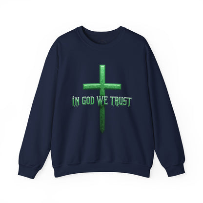 In God We Trust (Matrix)– Women’s Christian Sweatshirt
