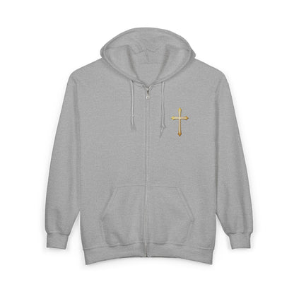 Amen Women’s Zip-Up Hoodie (Black Logo)
