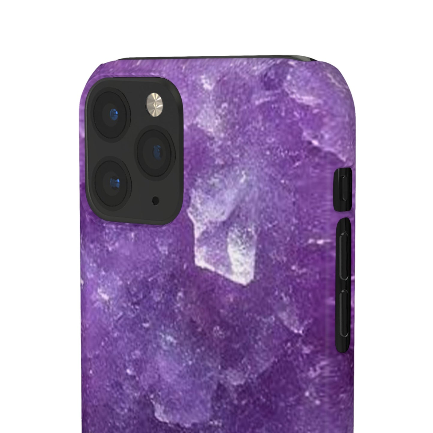 Amethyst Crystal Finish iPhone Snap Case