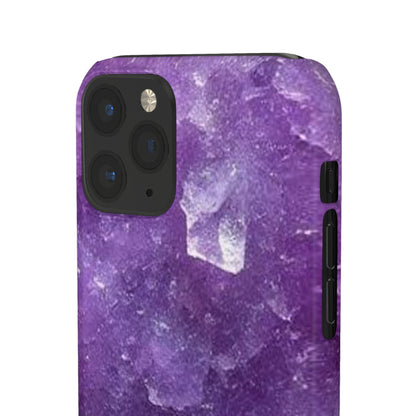 Amethyst Crystal Finish iPhone Snap Case