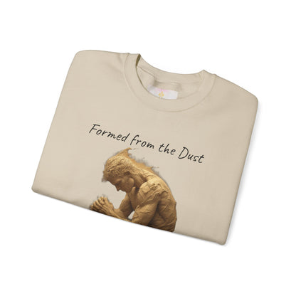 Formed from the Dust | Men’s Christian Sweatshirt with Genesis 2:7