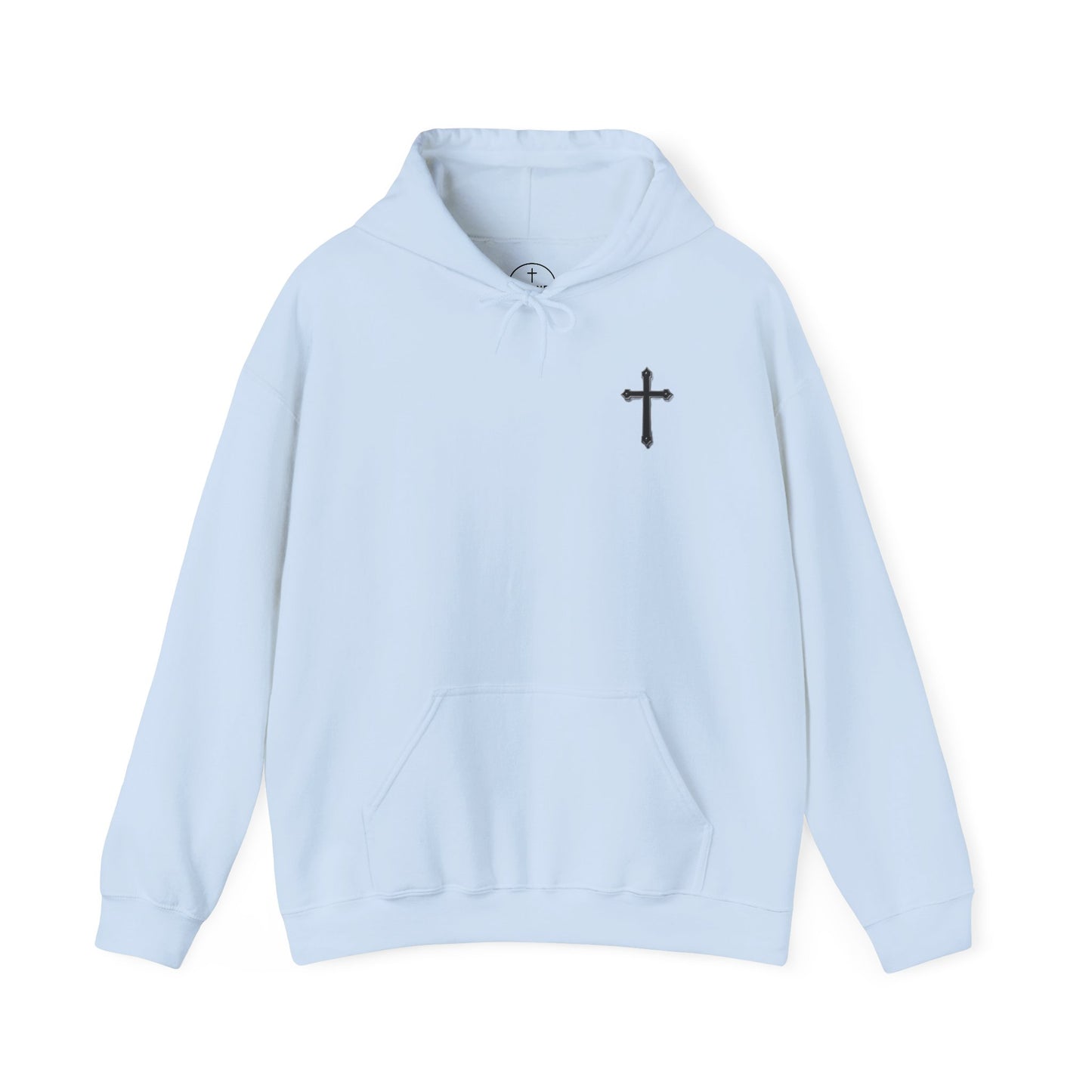 Warrior’s Black Cross Men’s Christian Hoodie