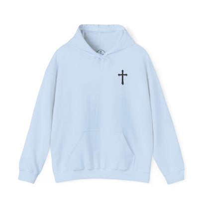 Warrior’s Black Cross Men’s Christian Hoodie