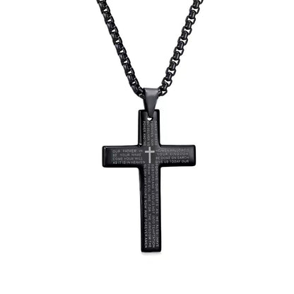 The Lord’s Prayer Cross Necklace