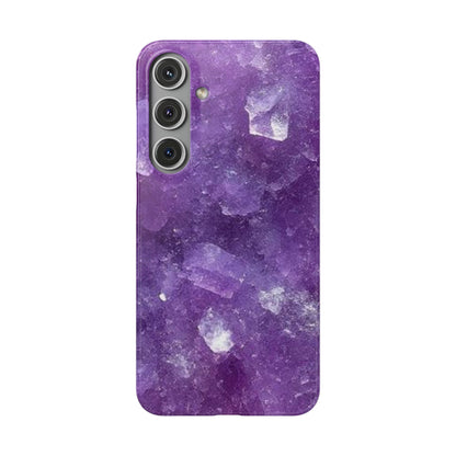 Amethyst Crystal Finish Samsung Snap Case