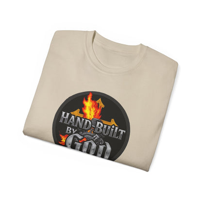 Men’s “Hand Built By God” Christian T-Shirt