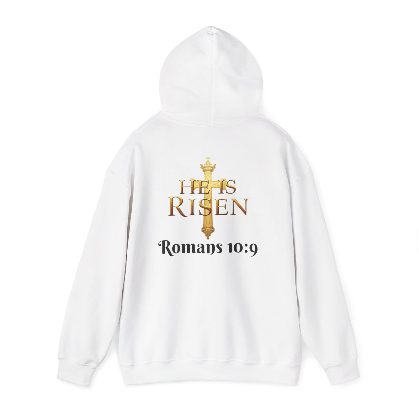 He Is Risen - Women's Christian Hoodie (Dark Lettering)