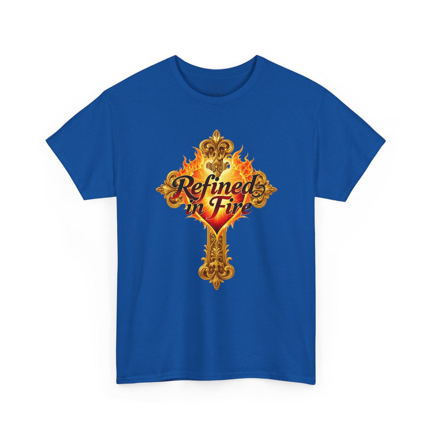 Refined in Fire — Men's Ornate Christian T-Shirt