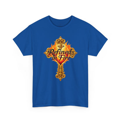 Refined in Fire — Men's Ornate Christian T-Shirt