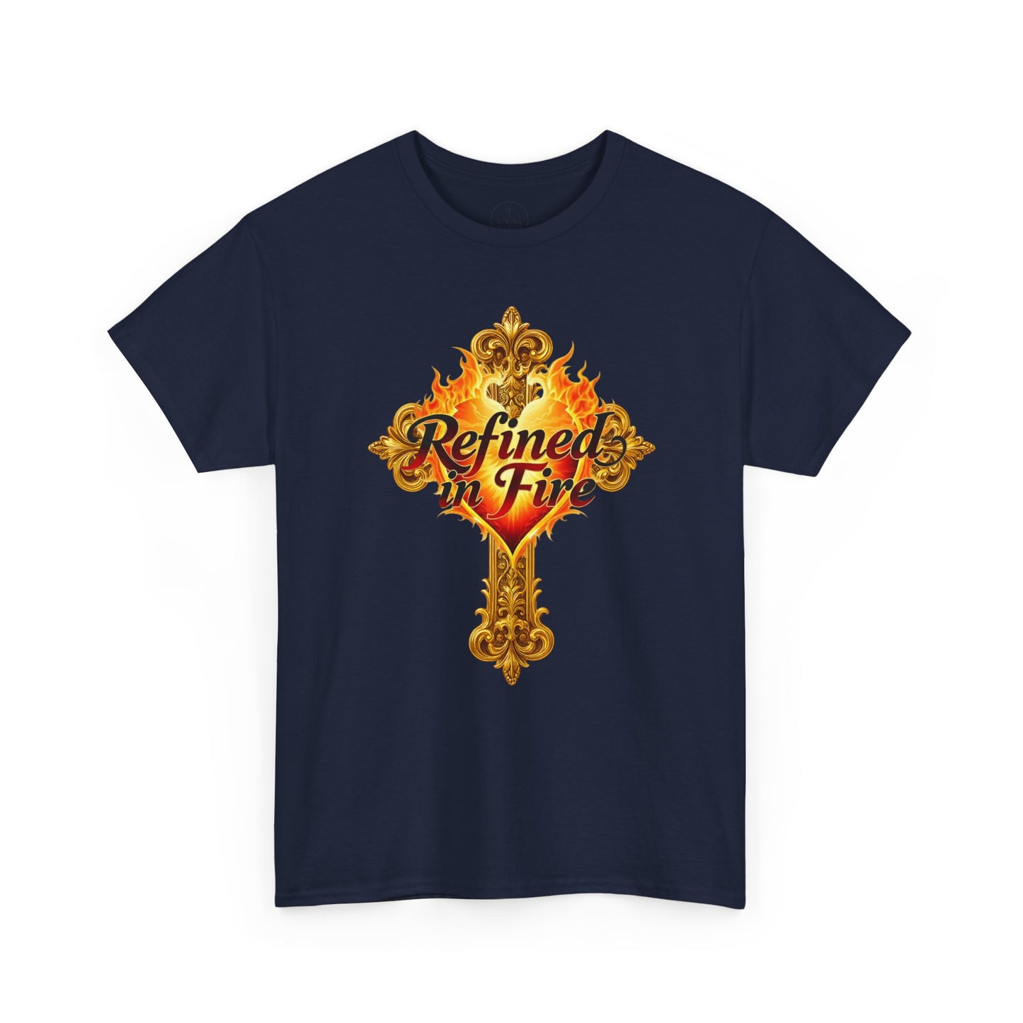 Refined in Fire — Men's Ornate Christian T-Shirt
