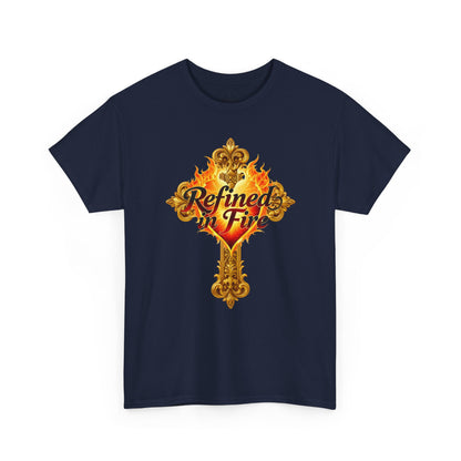 Refined in Fire — Men's Ornate Christian T-Shirt