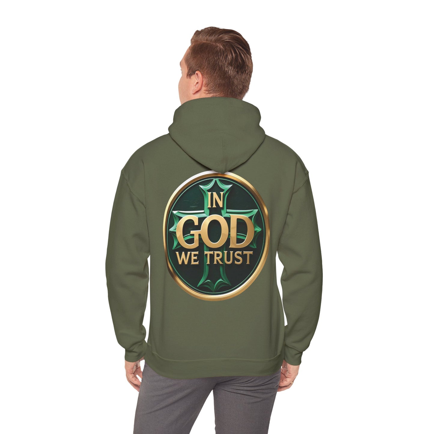 Men’s In God We Trust Hoodie – Bold Faith Statement