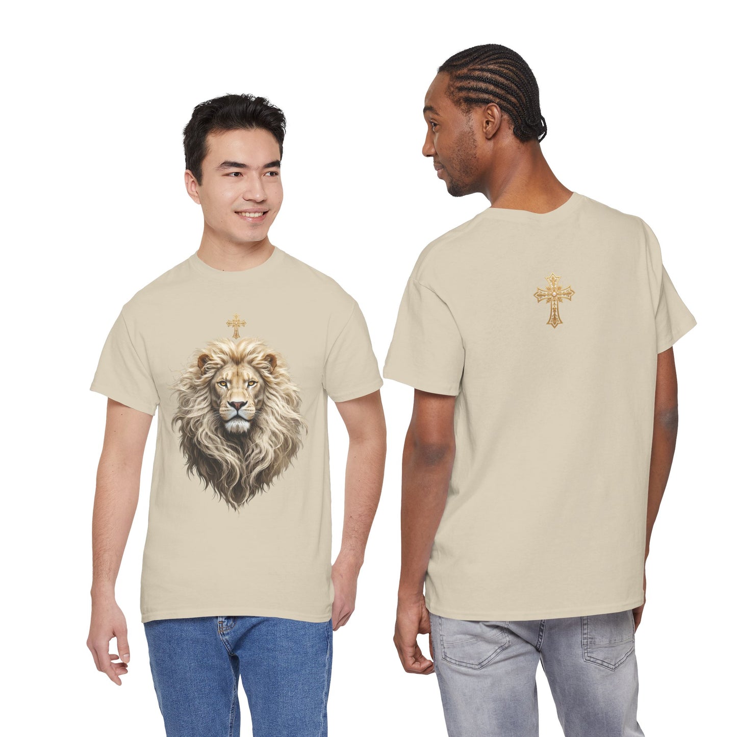 Christ the King (Lion of Judah) — Men's Christian T-Shirt