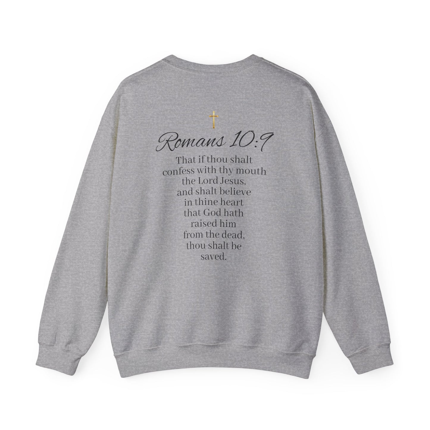 Believe Women’s Christian Sweatshirt – Golden Cross