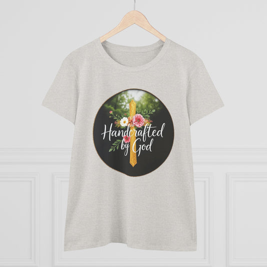 Handcrafted by God – Women’s Faith-Inspired Tee