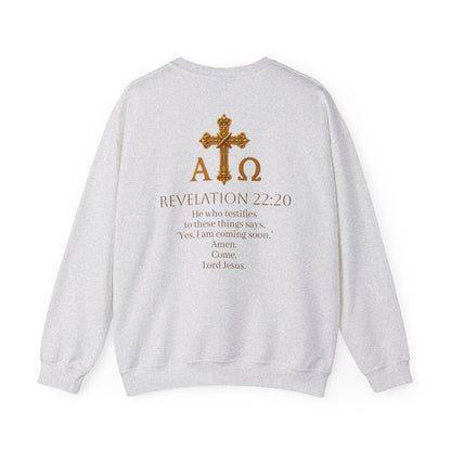 “Soon” Cross Women’s Sweatshirt – Wrapped in Hope