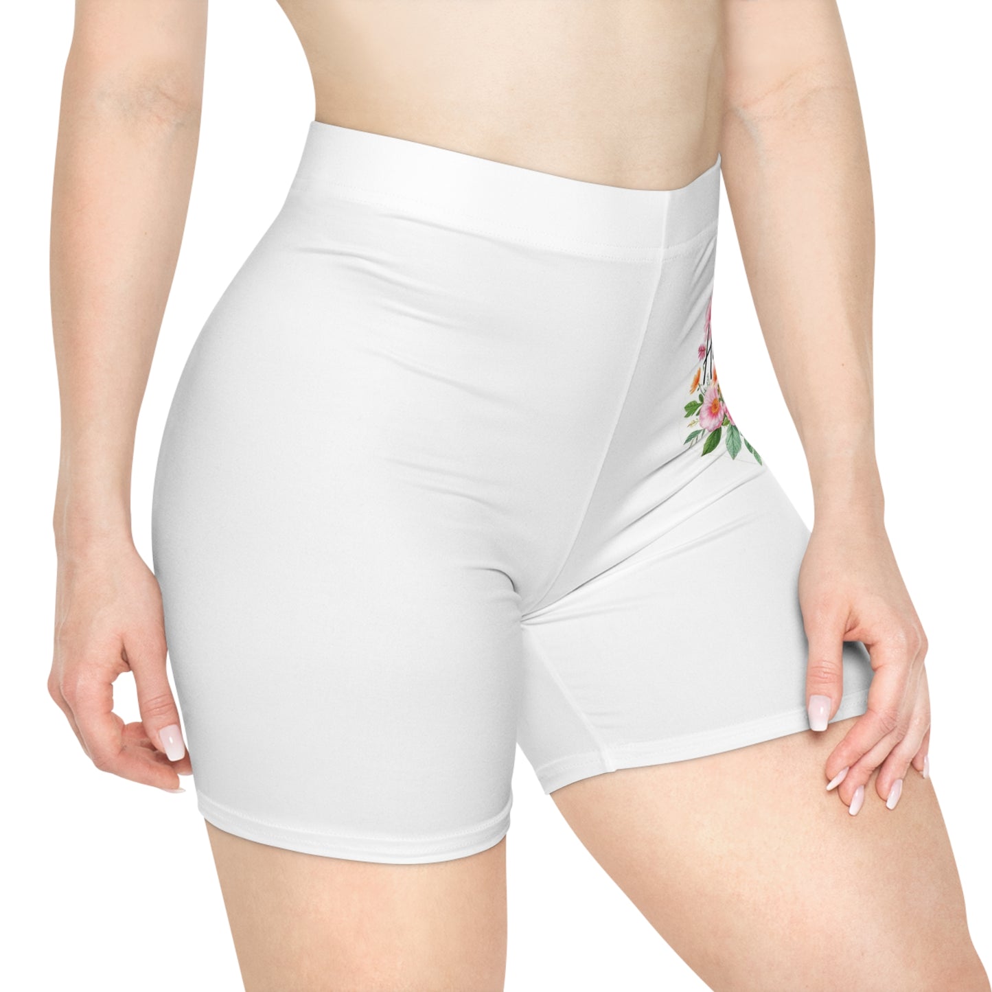 Handcrafted by God Women’s Biking Shorts – Fearfully and Wonderfully Made